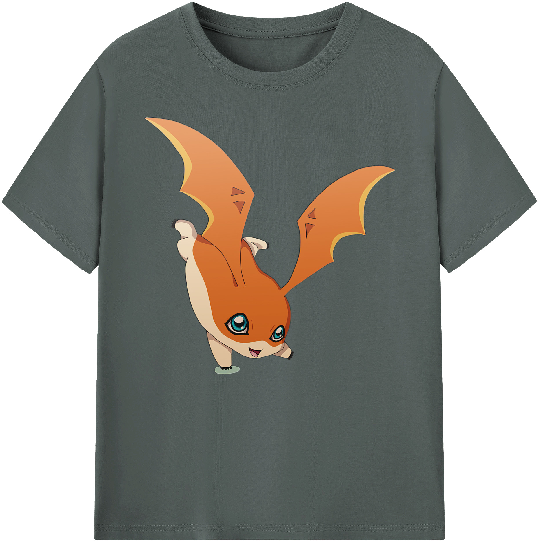 （画像用） Digimon デジタルモンスター/デジモン 綿100％ メンズ半袖Tシャツ｜肌触りやわらか＆通気性